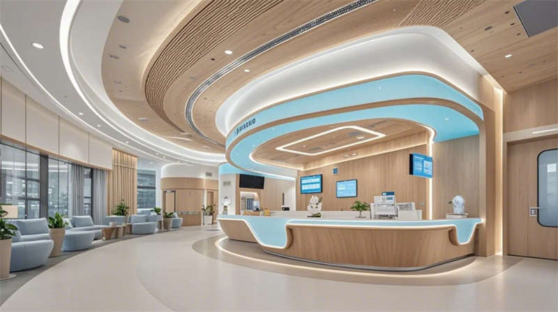 合肥4500平医院装修设计效果图欣赏